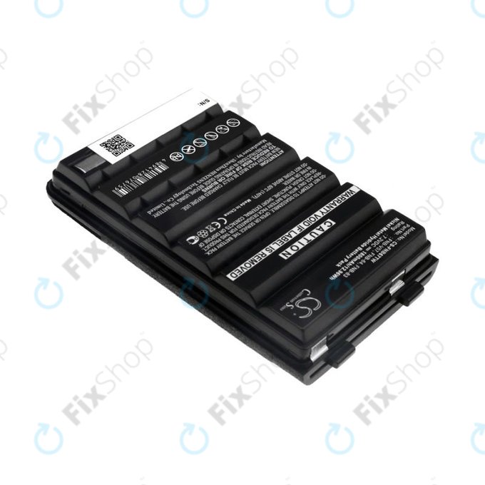 Batterie pour Standard Horizon HX600S, Vertex VX-427, 1800mAh, Ni-MH, 7.2V, FNB-V57H, HQ