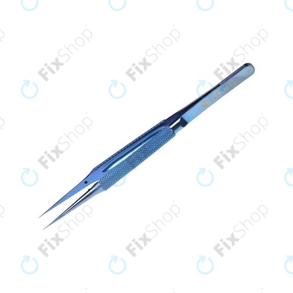 2UUL Tête droite BlueT – Pince à épiler en alliage de titane pour un saut de fil précis (0,1 mm)