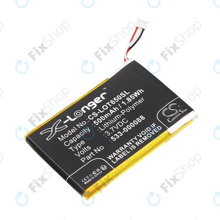 Batterie pour Logitech Mx Master, 500mAh, Li-Pol, 3.7V, 533-000088, HB303450, HQ