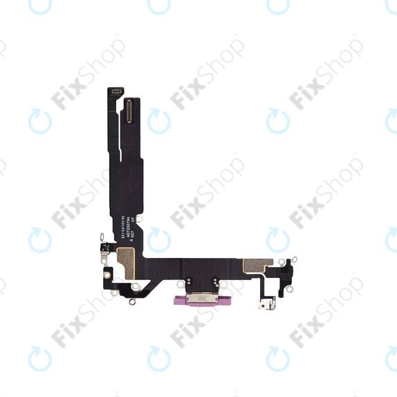Apple iPhone 16 - Connecteur de charge + Câble flexible (Pink)