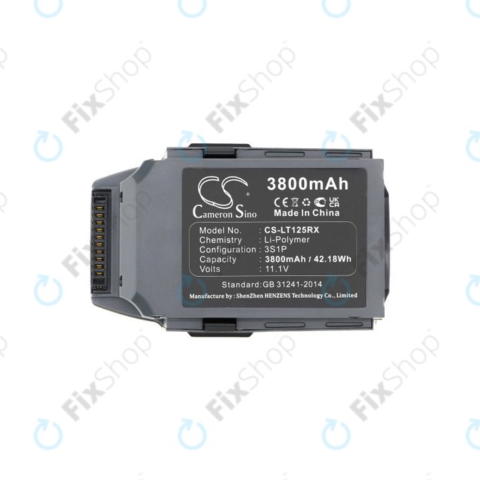 Batterie pour DJI Mavic Pro, 3800mAh, Li-Pol, 11.1 V, GP785075-38300DB, HQ
