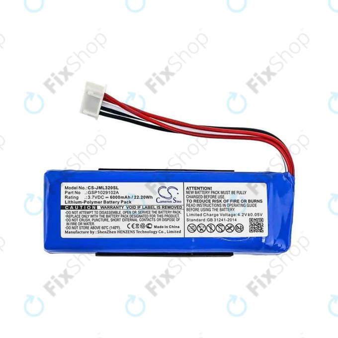 JBL Charge 3 (2016) - Batterie Li-Pol 6000mAh HQ