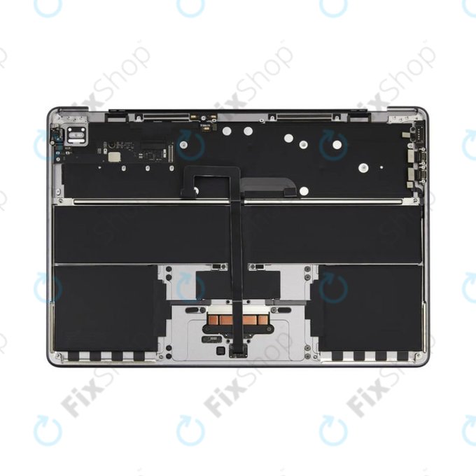 Cadre supérieur clavier pour MacBook Air 13", A3113 (2024), avec clavier US et batterie, Space Gray, 661-40227, Genuine Apple