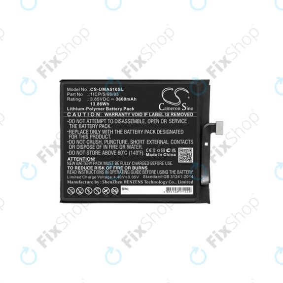 Umidigi A5 Pro - Batterie 1ICP/5/68/83 3600mAh HQ