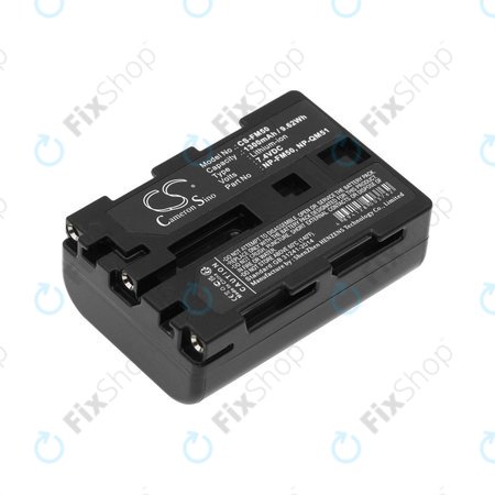 Batterie pour Sony CCD-TR108, Cyber-shot DSC-S50, 1300mAh, Li-Ion, 7.4V, NP-QM51, HQ