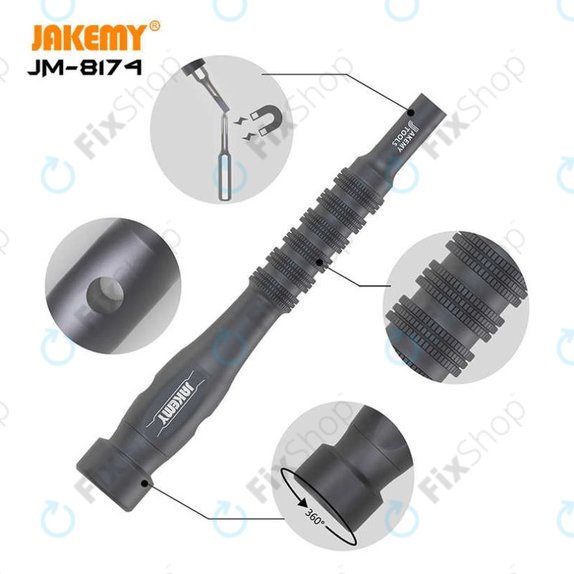 Jakemy JM-8174 - Kit d'outils de tournevis de réparation de bricolage professionnel 45 en 1