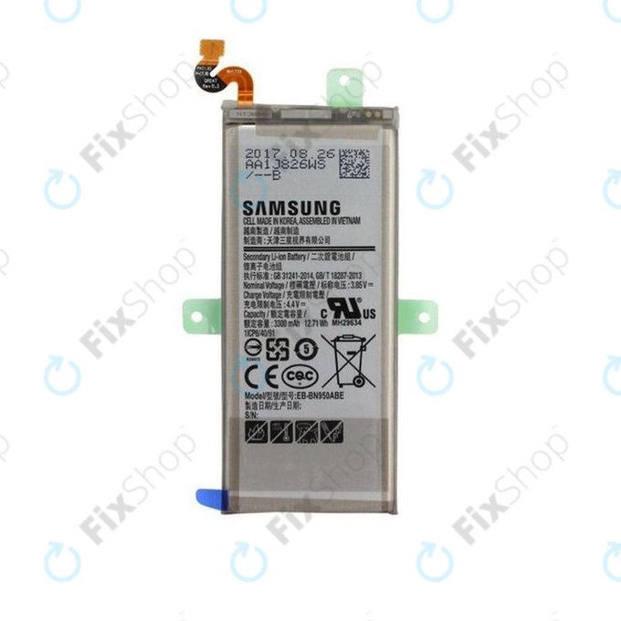 Samsung Galaxy Note 8 N950FD - Batterie EB-BN950ABE, EB-BN950ABA 3300mAh - GH82-15090A Genuine Service Pack