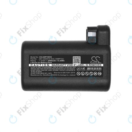 AEG série RX, Electrolux E, série P - Batterie S91-0400410-SU2, OSBP72LI, OSBP72LI25 2000mAh HQ
