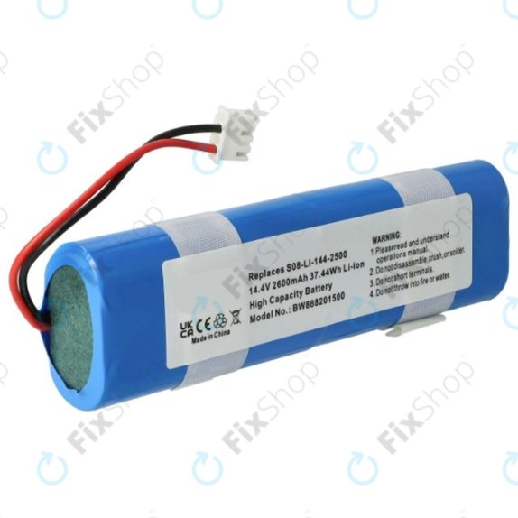 Ecovacs Deebot DJ35, DK35, DN55 - Batterie S08-LI-144-2500 Li-Ion 14.4V 2600mAh