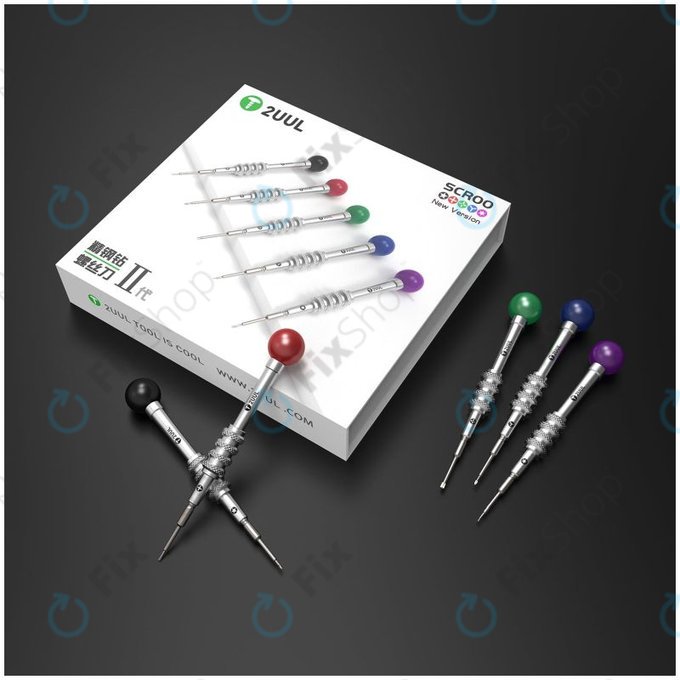 2UUL Scroo - Jeu de tournevis Lollipop 5 en 1 (nouvelle version)