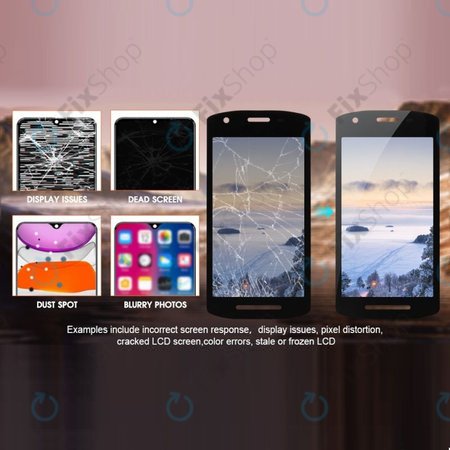 Zebra TC70, TC72, TC75, TC77 - Écran LCD + Écran Tactile TFT (sans découpe)