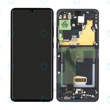 Samsung Galaxy S20 Ultra G988F - Écran LCD + Écran Tactile + Cadre (Noir Cosmique) - GH82-26032A, GH82-26033A Genuine Service Pack