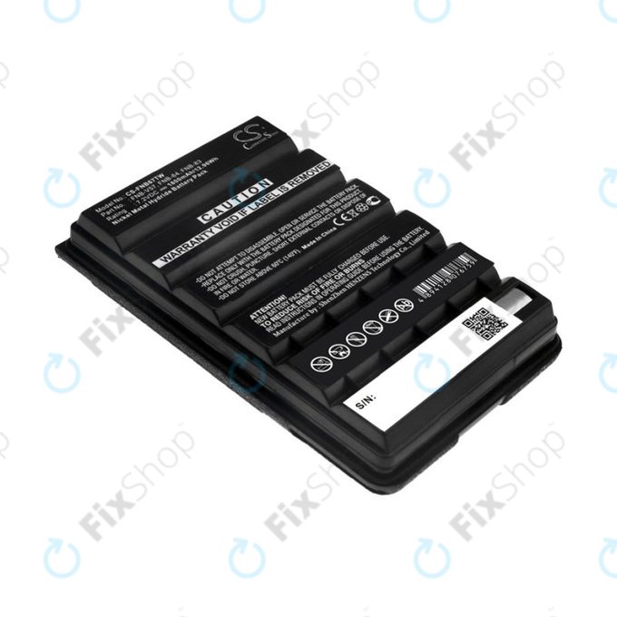 Batterie pour Standard Horizon HX600S, Vertex VX-427, 1800mAh, Ni-MH, 7.2V, FNB-V57H, HQ