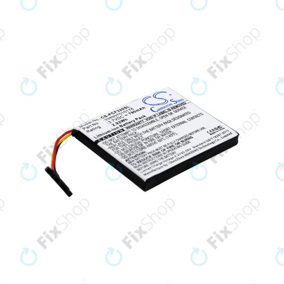 Batterie pour Pioneer AVIC-F320BT, 790mAh, Li-Ion, 3.7V, 338937010176, HQ