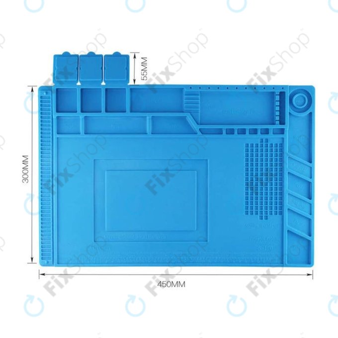 Coussinet en silicone antistatique et résistant à la chaleur ESD - 45 x 30cm