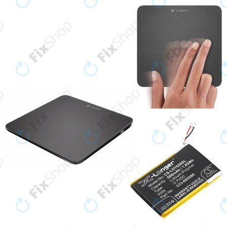 Batterie pour Logitech Mx Master, 500mAh, Li-Pol, 3.7V, 533-000088, HB303450, HQ