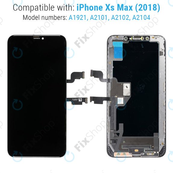 Écran Hard OLED pour iPhone XS Max, Tactile avec cadre, FixPremium