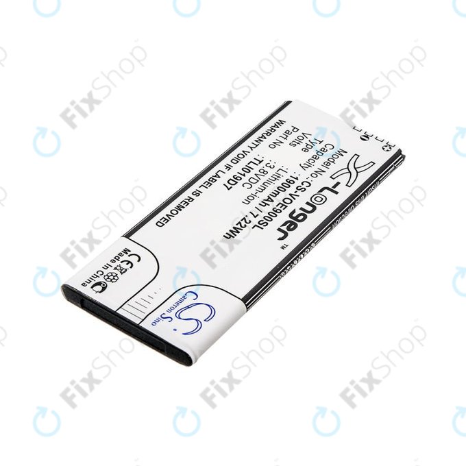 Batterie pour Alcatel 1 Dual Sim, TCL 5033, Vodafone VFD, Telstra, 1900mAh, Li-Ion, 3.8V, TLI019D7, HQ