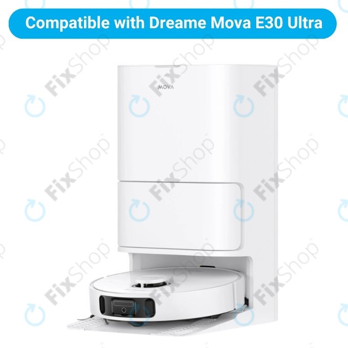 Kit de pièces de rechange pour Xiaomi Dreame Mova E30 Ultra (2x Brosse principale, 4x Filtre, 4x Brosse latérale, 8x Chiffon de vadrouille, 4x Sac à poussière)