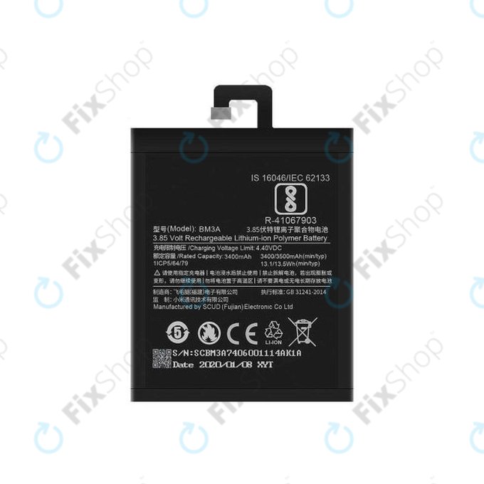 Xiaomi Mi Note 3 - Batterie BM3A 3500mAh