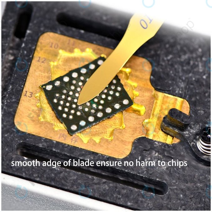 QianLi ToolPlus 011 - Lames polies à la main avec poignée 16 en 1