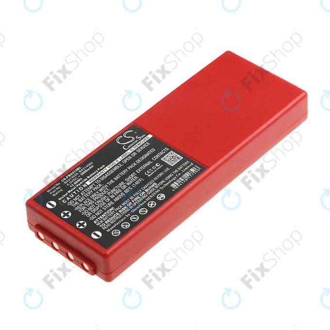 Batterie pour HBC Radiomatic Spectrum, 2000mAh, Ni-MH, 6V, BA214061, HQ