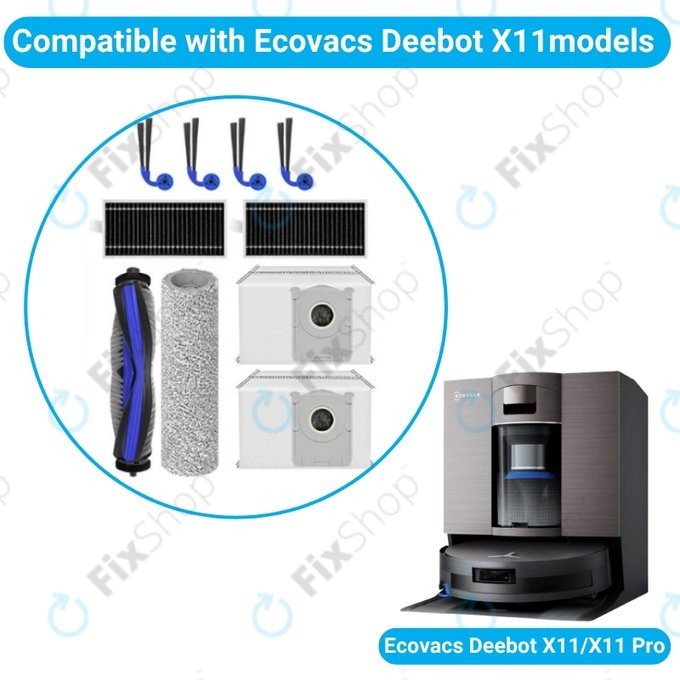 Ecovacs X11 Pro, X11 - Ensemble complet