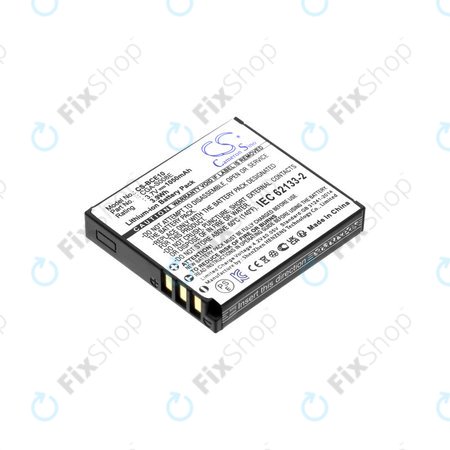 Batterie pour Panasonic Lumix DMC, 1050mAh, Li-Ion, 3.7V, DMW-BCE10, HQ