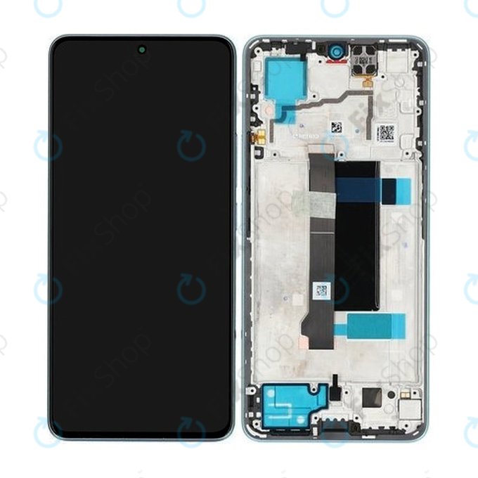 Xiaomi Redmi Note 13 Pro 5G 2312DRA50C - Écran LCD + Ecran Tactile + Cadre (Ocean Teal) - 5600010N1600 Genuine Service Pack