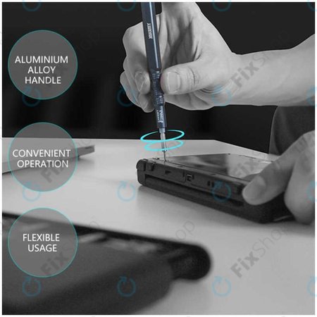 Jakemy JM-8175 - Jeu de tournevis de précision 50 en 1