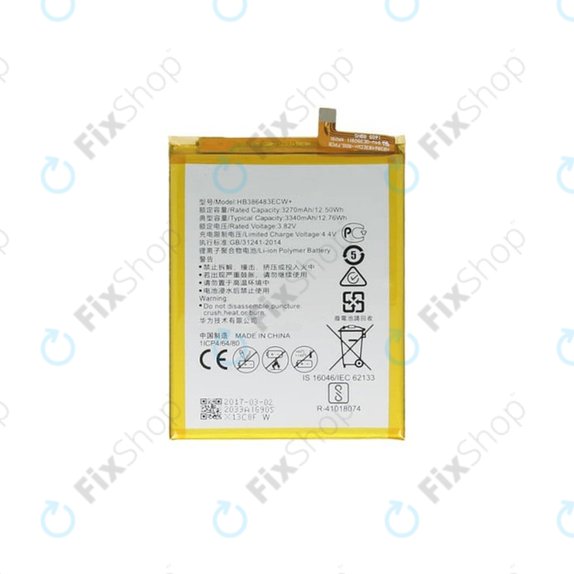 Huawei Honor 6X (BLN-L21) - Batterie HB386483ECW 3340mAh