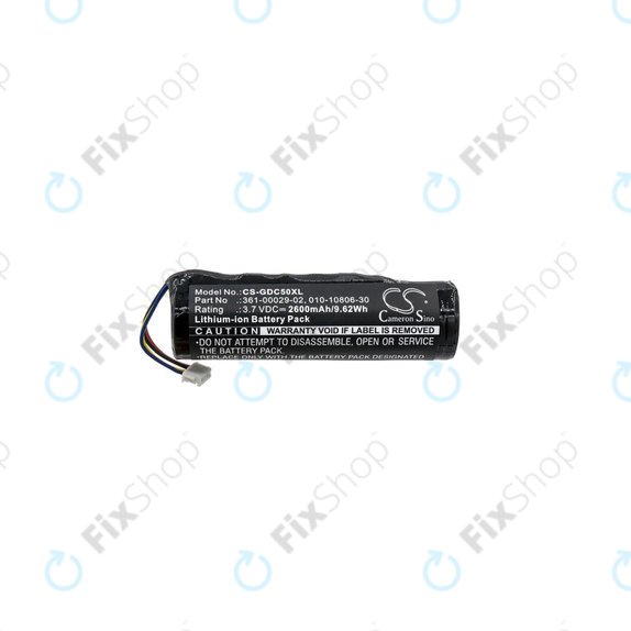 Garmin Alpha 100, DC50, GAA002, GAA003, GAA004, T5, TT10, TT15 - Batterie 010-10806-30, 010-11828-03, 361-00029-02 2600mAh HQ