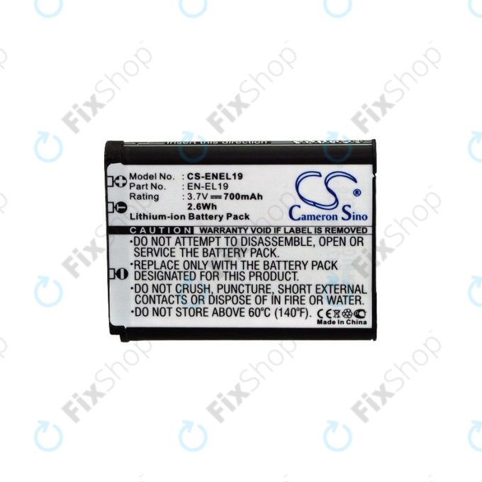 Sony Cyber-shot DSC-RX0, Nikon Coolpix S - Batterie NP-BJ1 Li-Ion 700mAh HQ