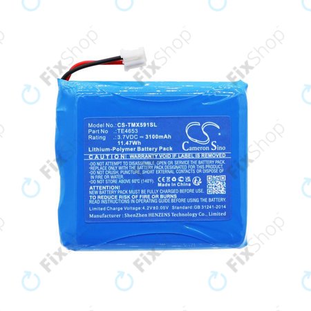 Batterie pour Technaxx TX-59, TX-59+, 3100mAh, Li-Pol, 3.7V, TE4653, HQ
