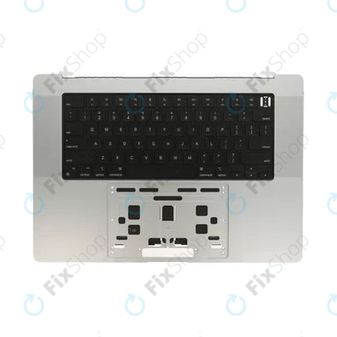 Cadre supérieur clavier pour MacBook Pro 16" A2780 (2023), avec clavier US et batterie, Silver, 661-32190, Genuine Apple