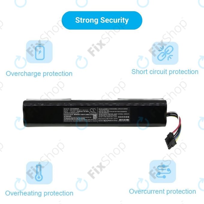 Neato Botvac D3, D4, D5, D6, D7-series - Batterie 945-0225, 205-0011, 205-0013 Li-Ion 14.4V 4200mAh HQ