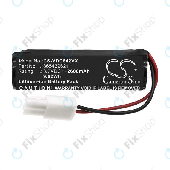 Batterie pour Vileda Quick & Clean, 2600mAh, Li-Ion, 3.7V, 8654396211, HQ