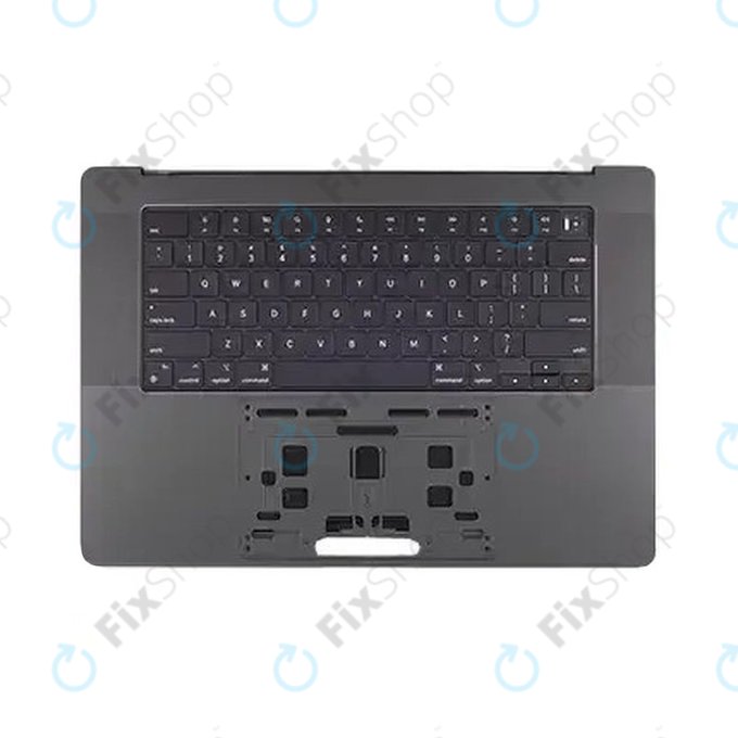 Cadre supérieur clavier pour MacBook Pro 16", A3403 (2024), avec clavier US et batterie, Space Black, 661-42823, Genuine Apple