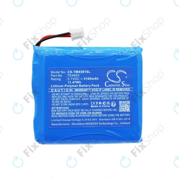 Batterie pour Technaxx TX-59, TX-59+, 3100mAh, Li-Pol, 3.7V, TE4653, HQ