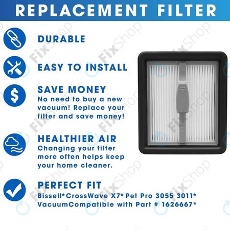 Bissell CrossWave - Filtre 3350