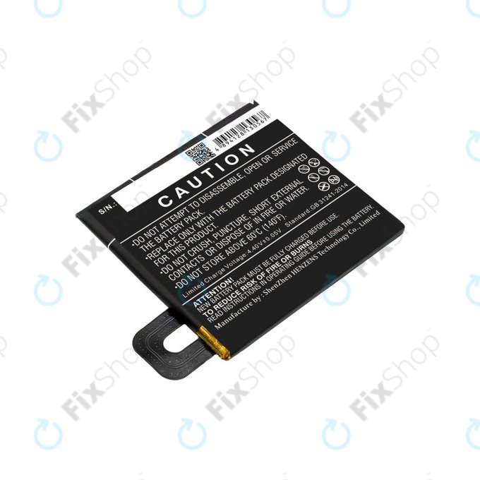 Batterie pour Google Pixel 2 G011A, 2700mAh, Li-Pol, 3.85 V, G011A-B, HQ