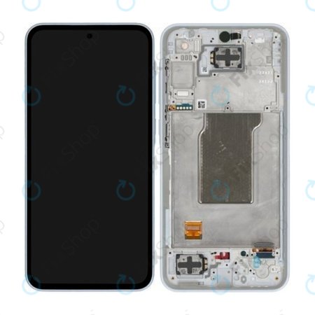 Samsung Galaxy A35 A356B - Écran LCD + Écran tactile + Cadre (Awesome Iceblue) - GH82-34221B Genuine Service Pack