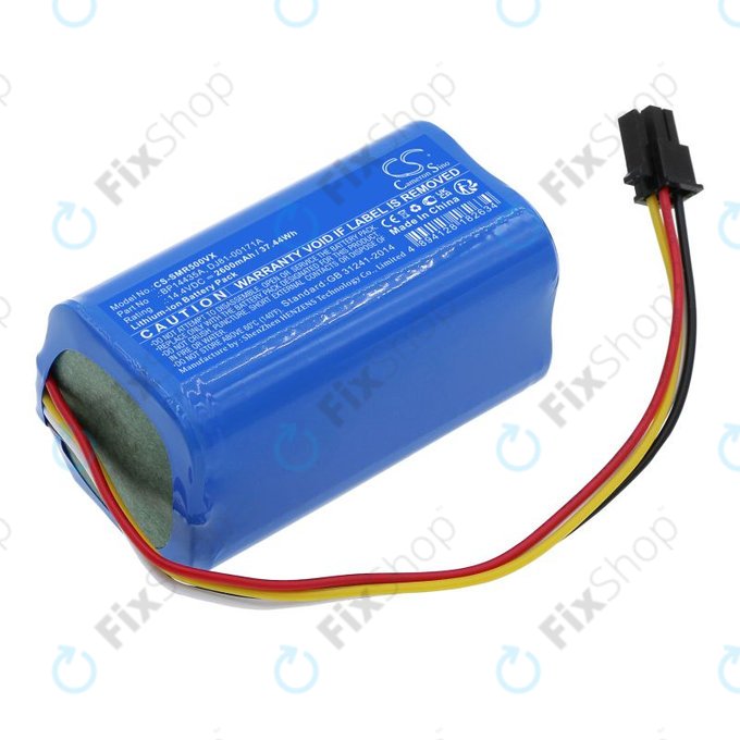 Batterie pour Samsung PowerBot VR05R5050WK, Midea i5, i9 EYE, 2600mAh, Li-Ion, 14.4V, BP14435A, HQ