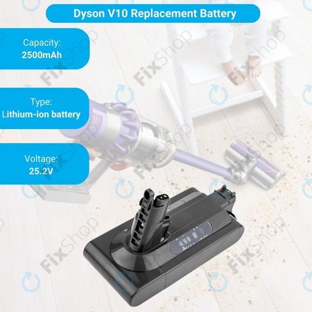 Dyson V10 - Batterie Li-Ion 2500mAh HQ