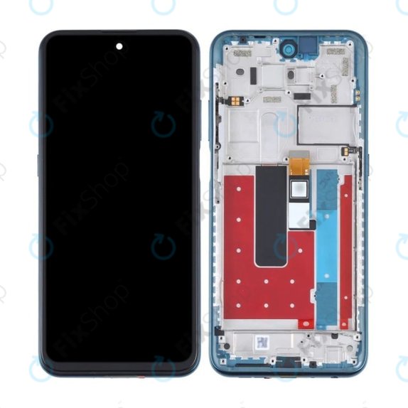 Nokia X20 TA-1341 TA-1344 - Écran LCD + Écran tactile + Cadre (Bleu nordique) TFT