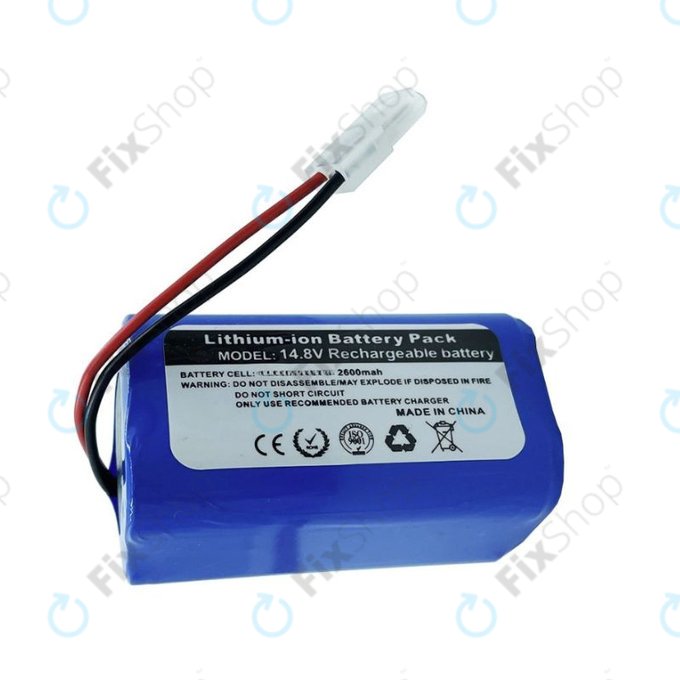 Xiaomi Essential (Mijia G1), Flyco FC-series, myVacBot SN500, Panasonic MC-series, Phicomm X3, Puppy R-series - Batterie Li-026418 Li-Ion 14.8V 2600mAh