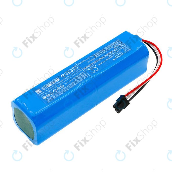 Batterie pour Tesla Robostar iQ500, iQ600, 5200mAh, Li-Ion, 14.4V, N789-603, HQ