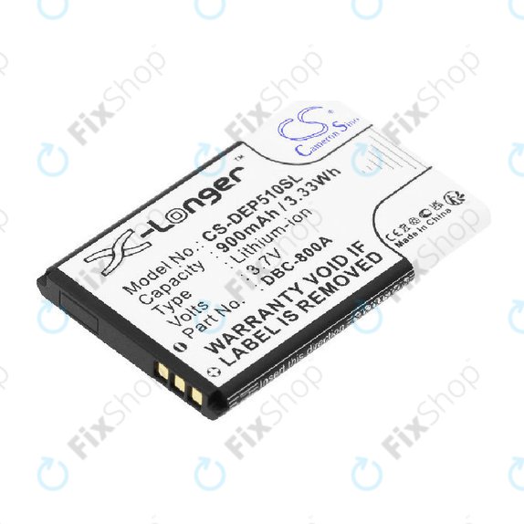 Batterie pour Doro 1360, 900mAh, Li-ion, 3.7V, DBC-800A, HQ