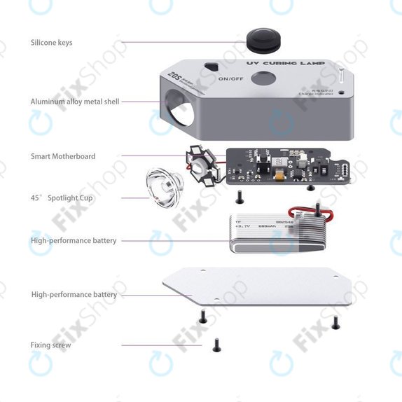 2UUL Lampe à polymérisation UV (haute capacité)