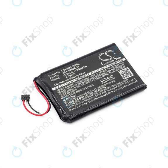 Batterie pour Garmin Driveluxe 50, 750mAh, Li-Ion, 3.7V, 361-00056-21, HQ